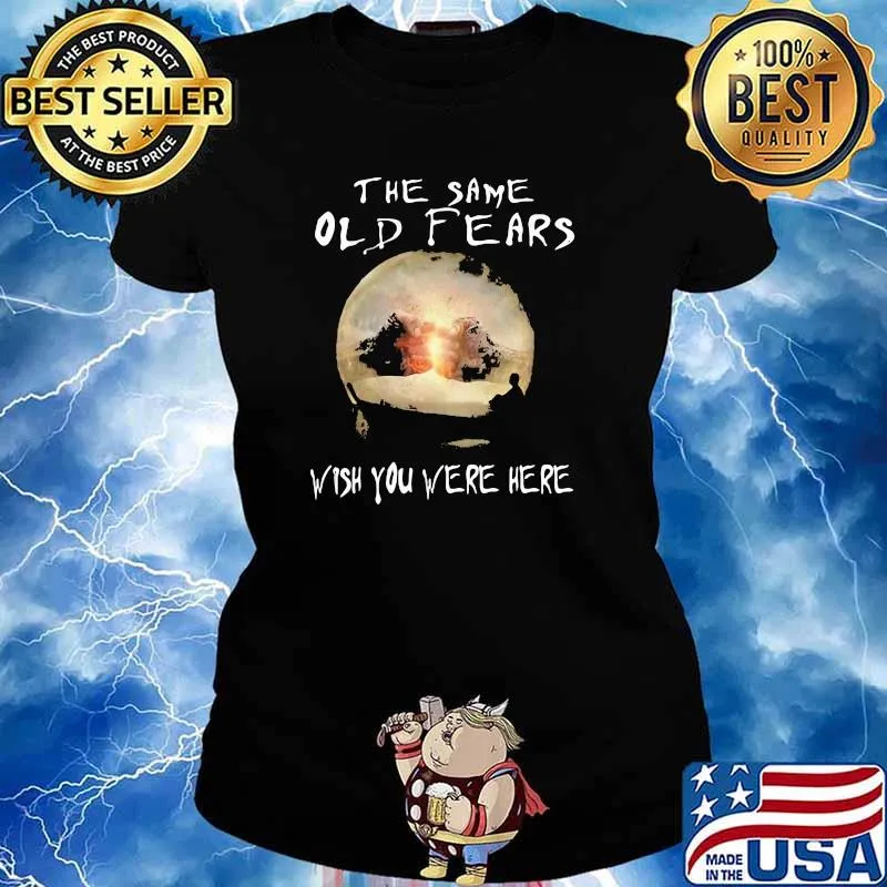 The same old fears wish you were here moon Ladies tee