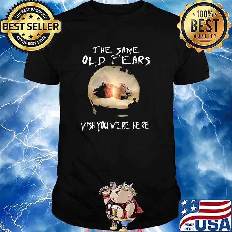 The same old fears wish you were here moon shirt