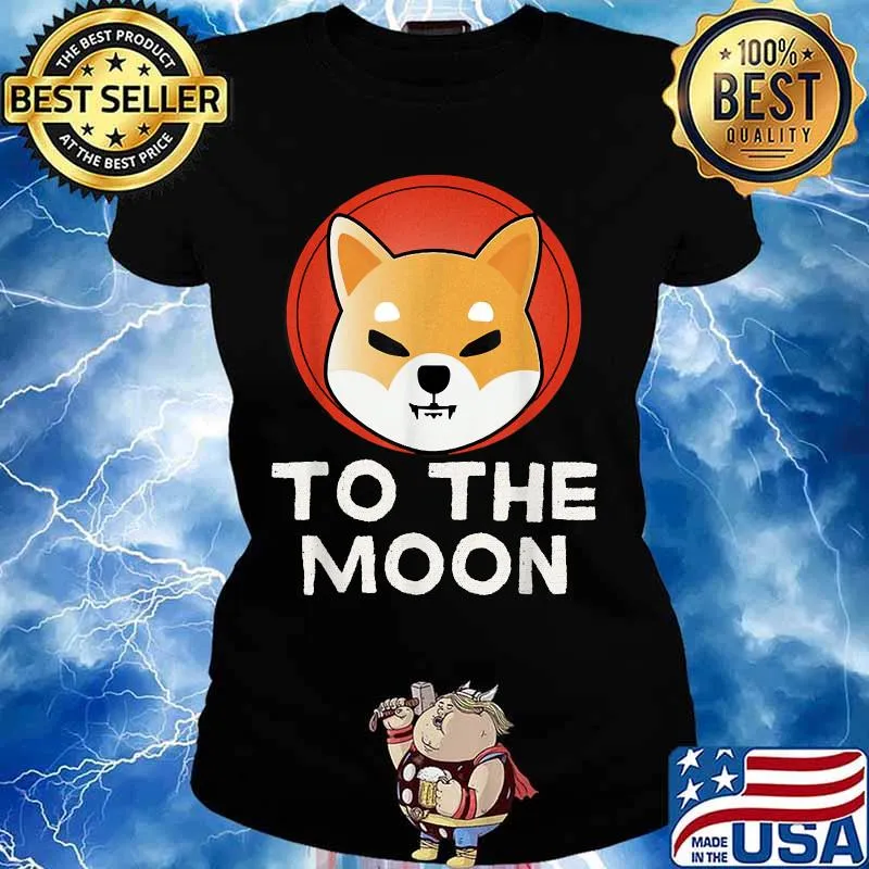 To the Moon token Shiba Coin Crypto Hodler Shirt Ladies tee