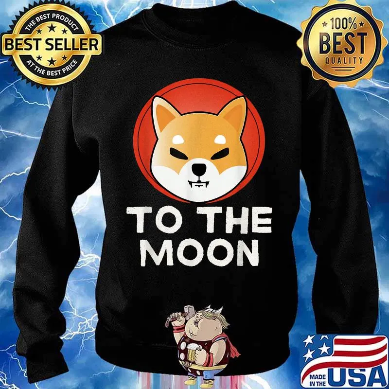 To the Moon token Shiba Coin Crypto Hodler Shirt Sweater