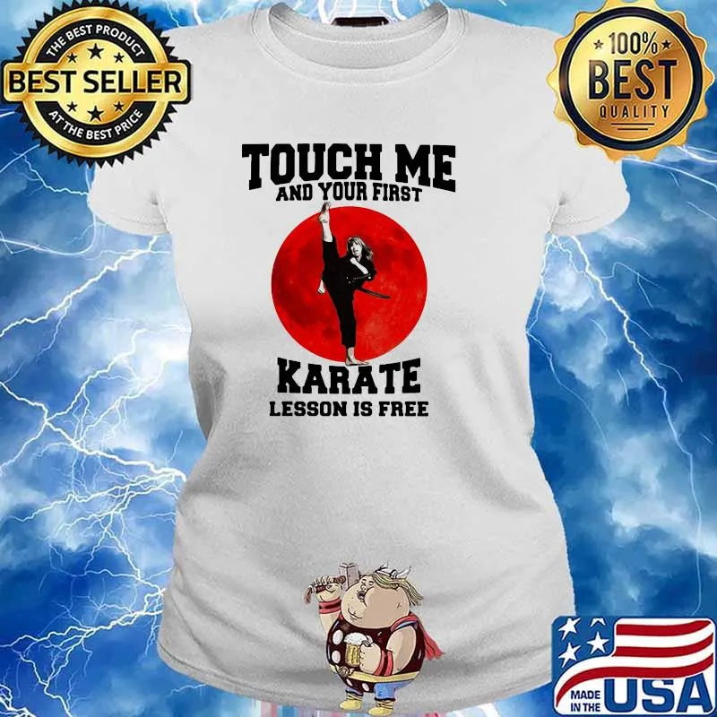 Tough Me And Your First Karate Lesson Is Ferr Blood Moon Shirt Ladies tee