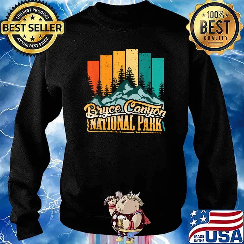 Vintage Retro Bryce Canyon National Park Shirt Sweater