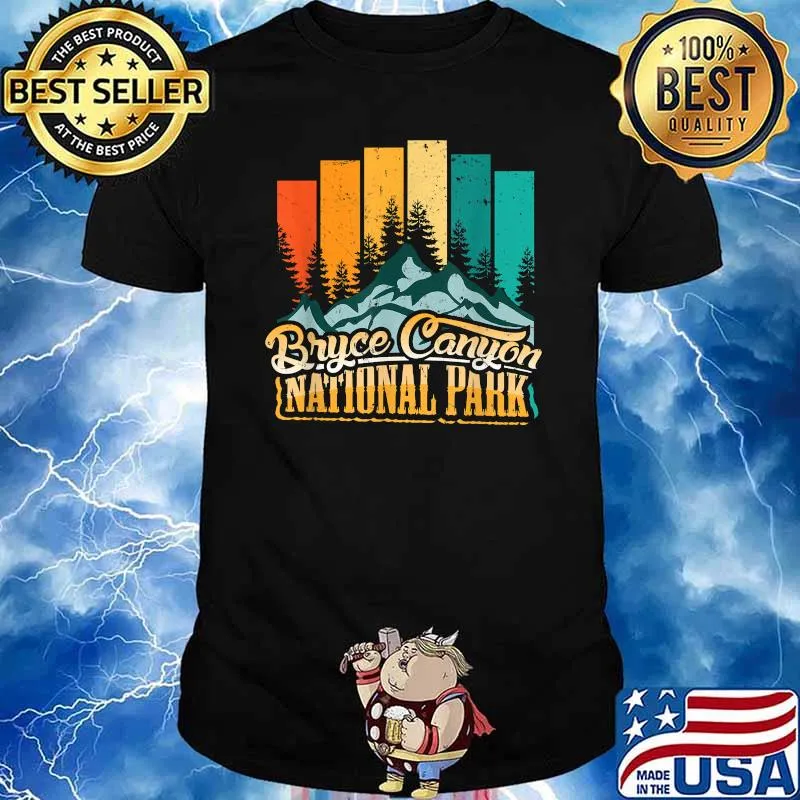 Vintage Retro Bryce Canyon National Park Shirt