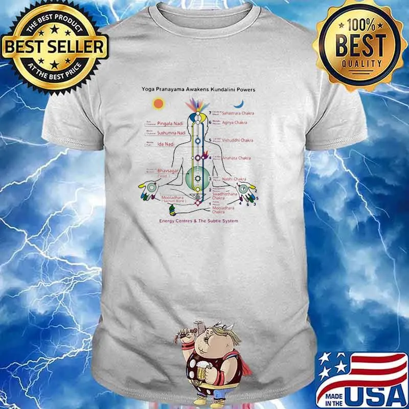 Yoga Pranayama Awakens Kundalini Powers Shirt