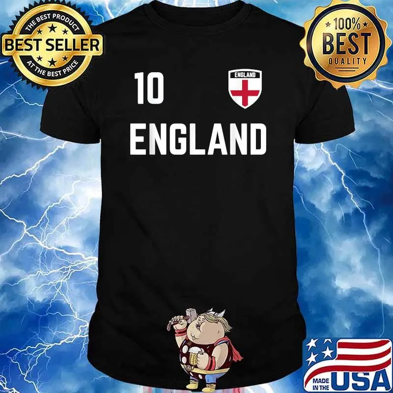 10 England Soccer Jersey 2020 2021 Euros English Football Team T-Shirt