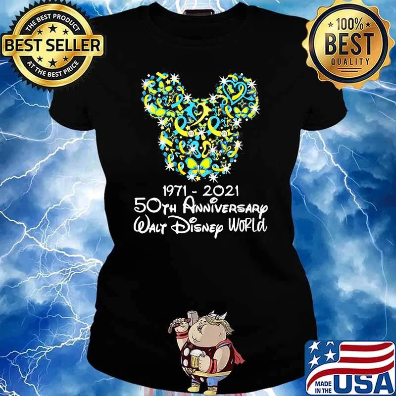 1971 2021 50th Anniversary Walt Disney World Shirt Ladies tee
