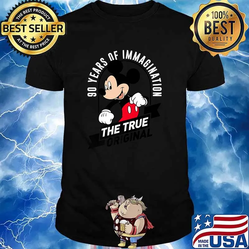90 years of immagination Disney Mickey Mouse T-Shirt
