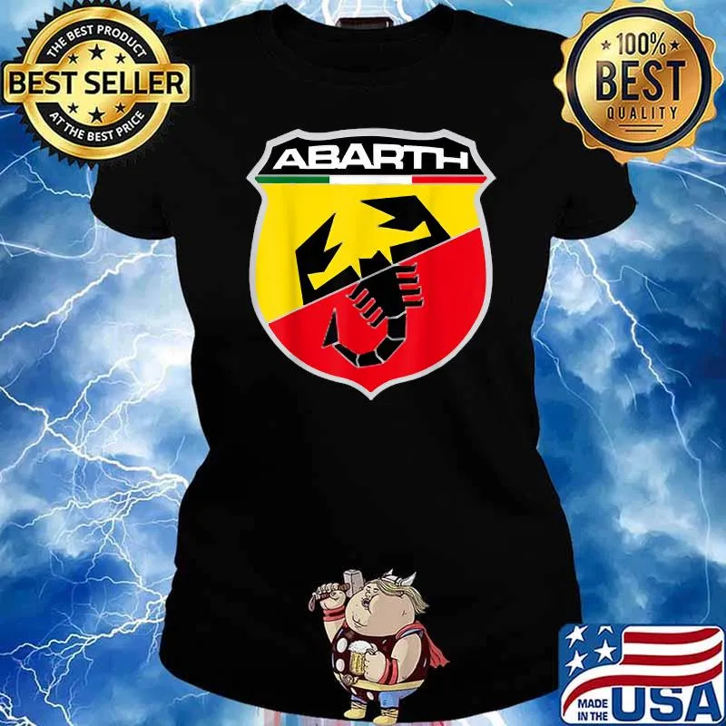Abarths Emblem Logo T-Shirt Ladies tee