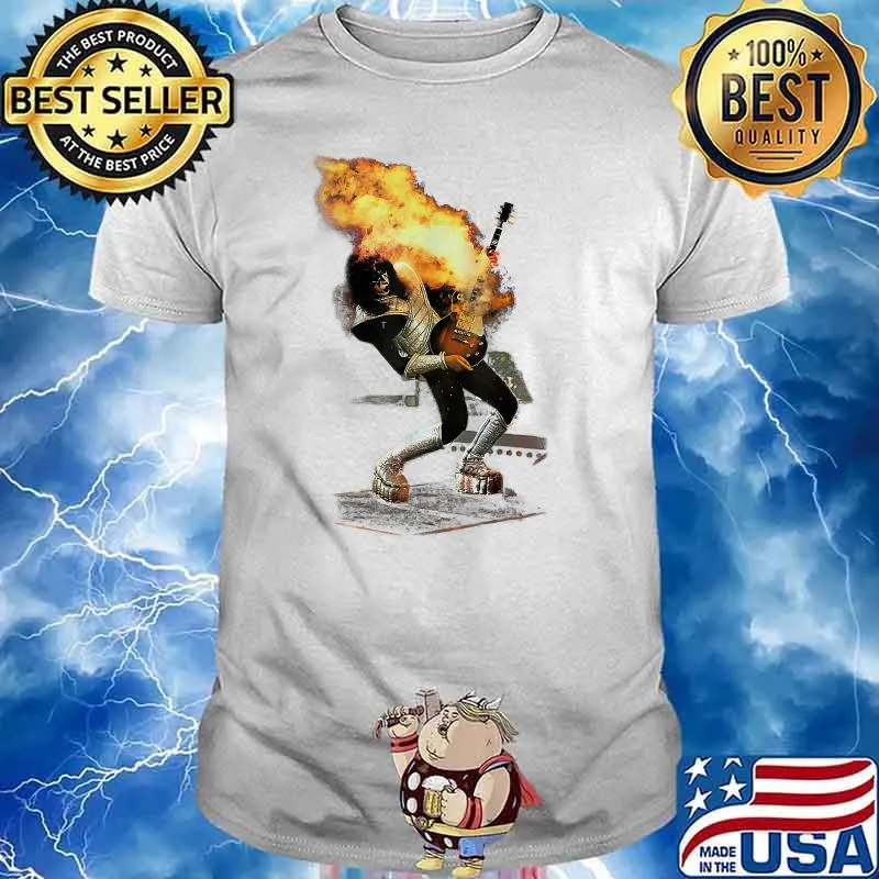 Aces Frehley Legend music guitar T-Shirt