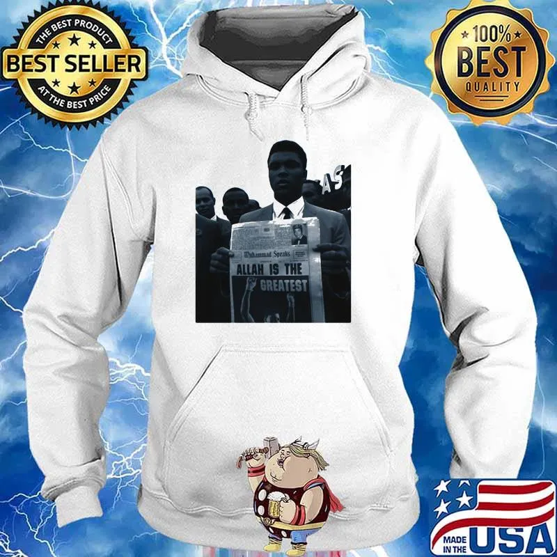 Allah is the greatest newspaper Hoodie