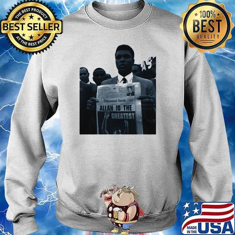 Allah is the greatest newspaper Sweater