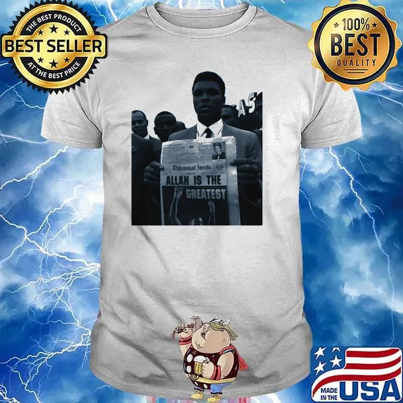 Allah is the greatest newspaper shirt