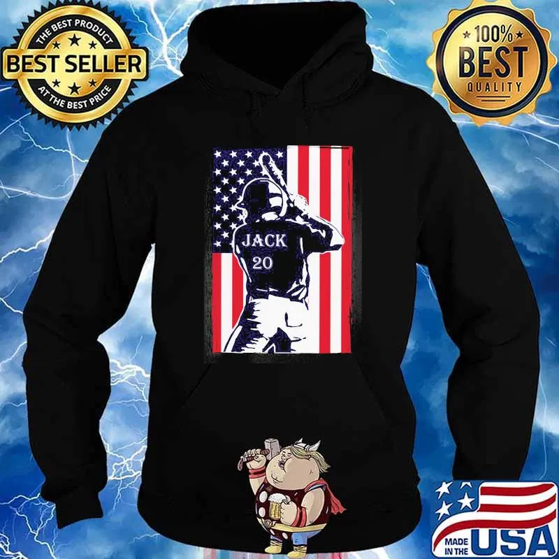 American Flag Football Jack 20 Shirt Hoodie