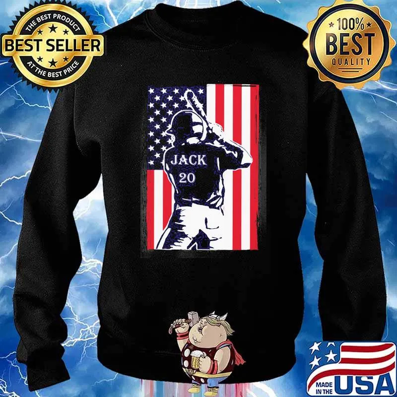 American Flag Football Jack 20 Shirt Sweater