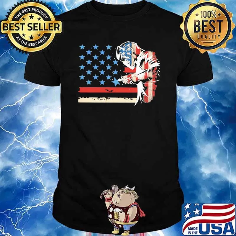 American Patriot Welder American Flag Shirt