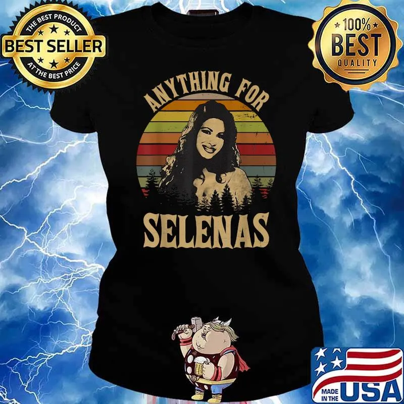 Anything For Selenas Vintage T-Shirt Ladies tee