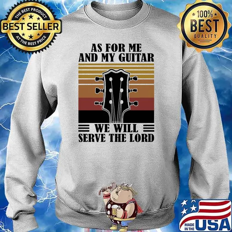 As for me and my guitar we will serve the lord vintage Sweater