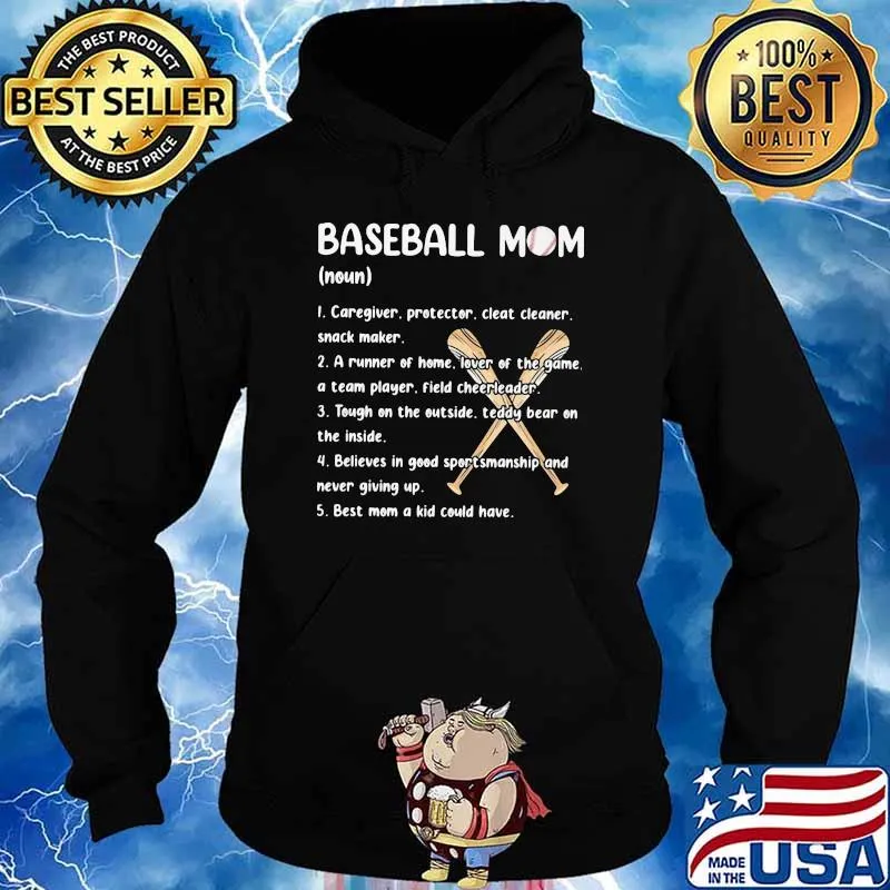 Baseball Mom Caregiver Protector Cleat Cleaner Snack Maker Shirt Hoodie