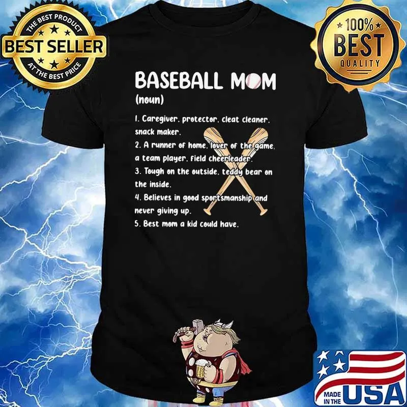 Baseball Mom Caregiver Protector Cleat Cleaner Snack Maker Shirt