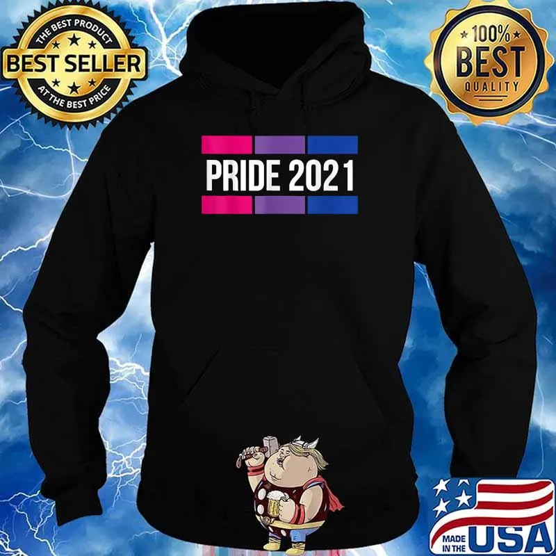 Bi Pride 2021 LGBT T-Shirt Hoodie