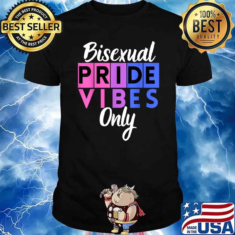 Bisexual Pride Vibes Only LGBTQIA T-Shirt