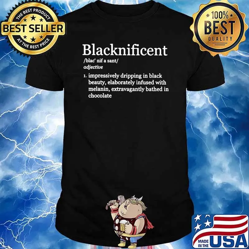 Blacknificent Impressively Dripping IN Black Beauty Shirt