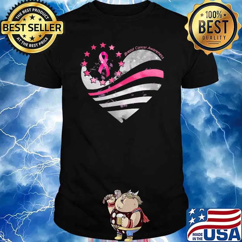 Breast Cancer Awareness Heart Shirt