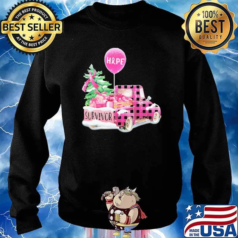 Breast Cancer Awareness Survivor Hope Ball Shirt Sweater