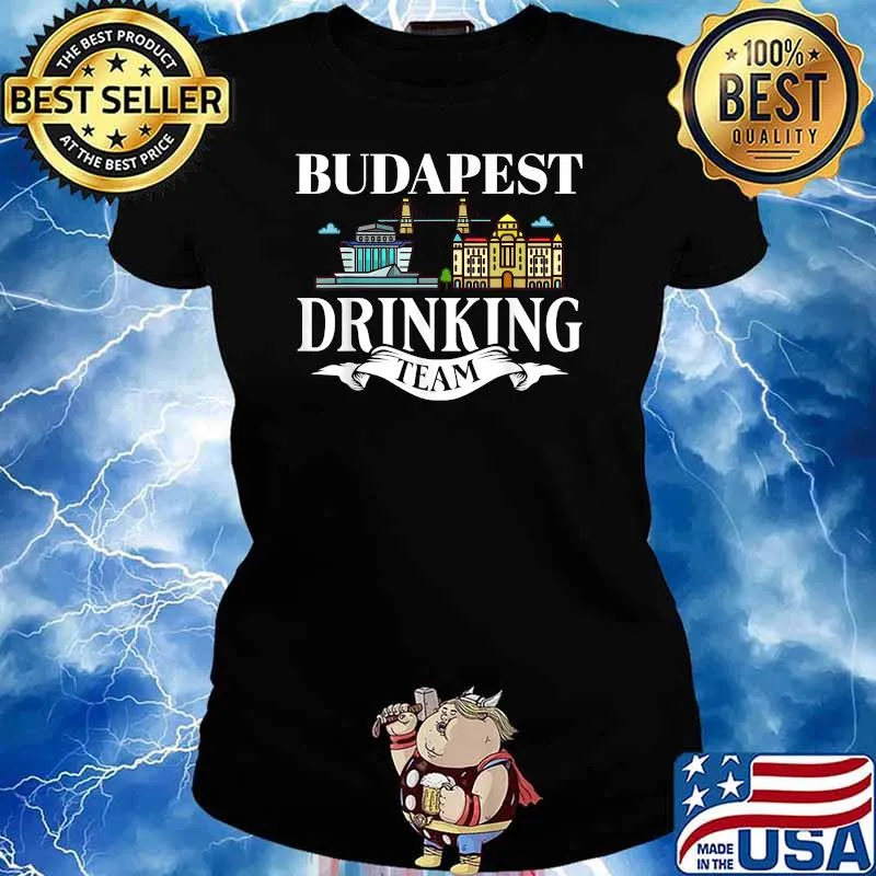 Budapest Drinking Team Hungary City T-Shirt Ladies tee