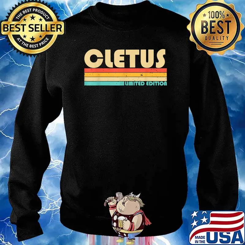 CLETUS Name Personalized Vintage T-Shirt Sweater