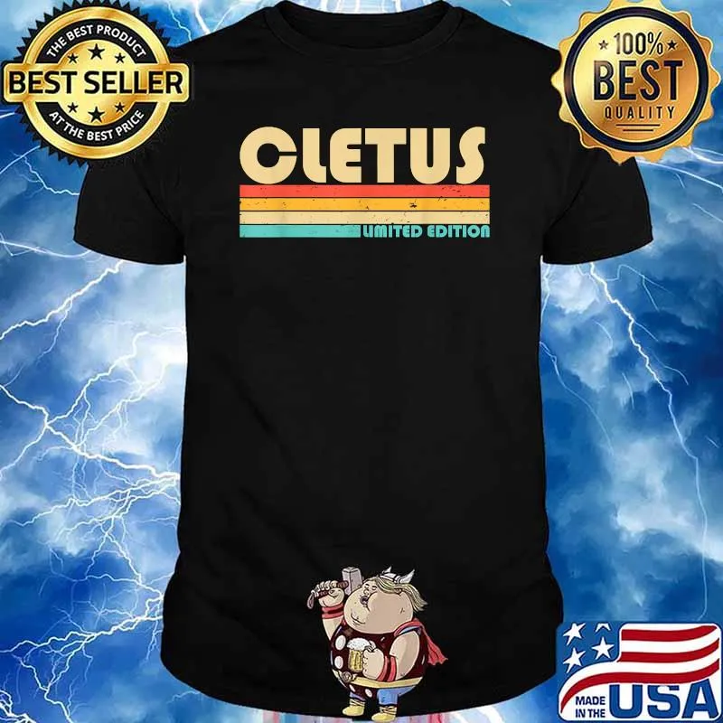 CLETUS Name Personalized Vintage T-Shirt