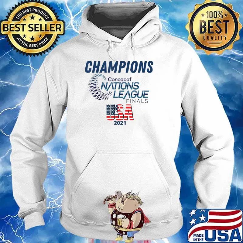 Concacaf Nations League USA 2021 Champions American Flag T-Shirt Hoodie