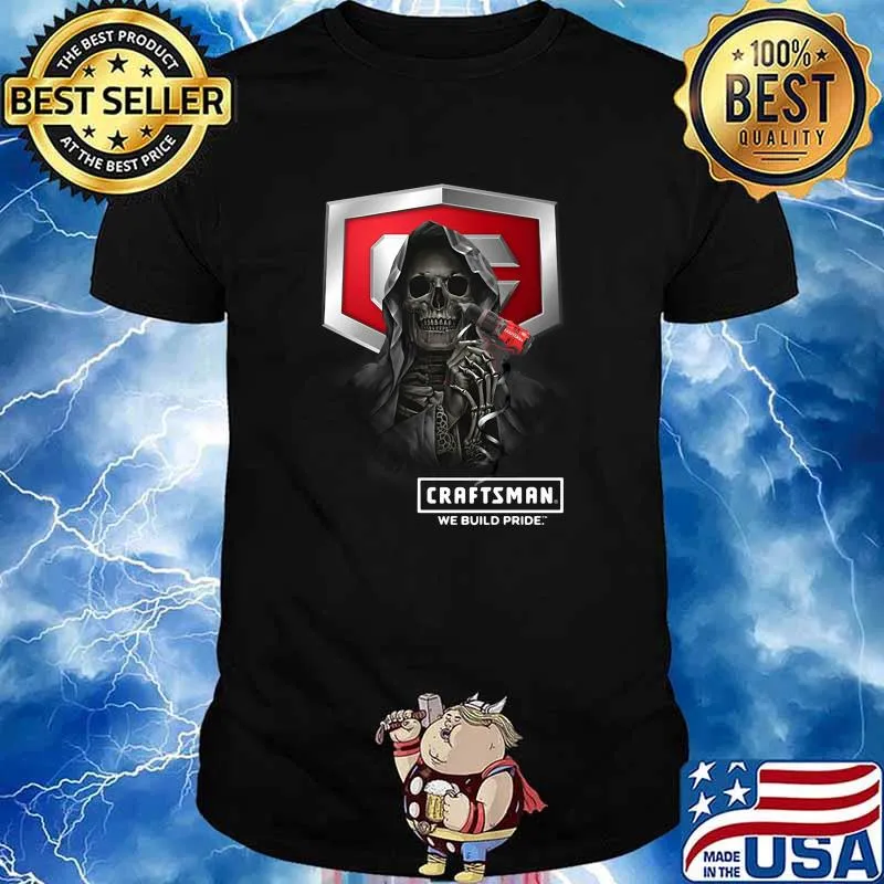 Craftsman We Build Pride Skull Shirt