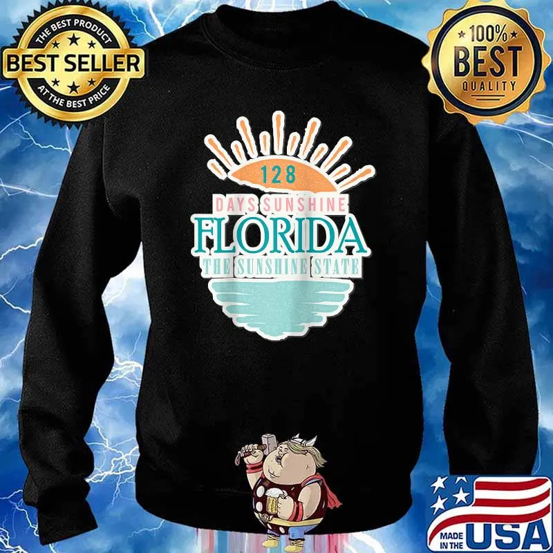 Days Sunshine Florida The Sunshine State Summer Vibes Beach FL Raglan Shirt Sweater