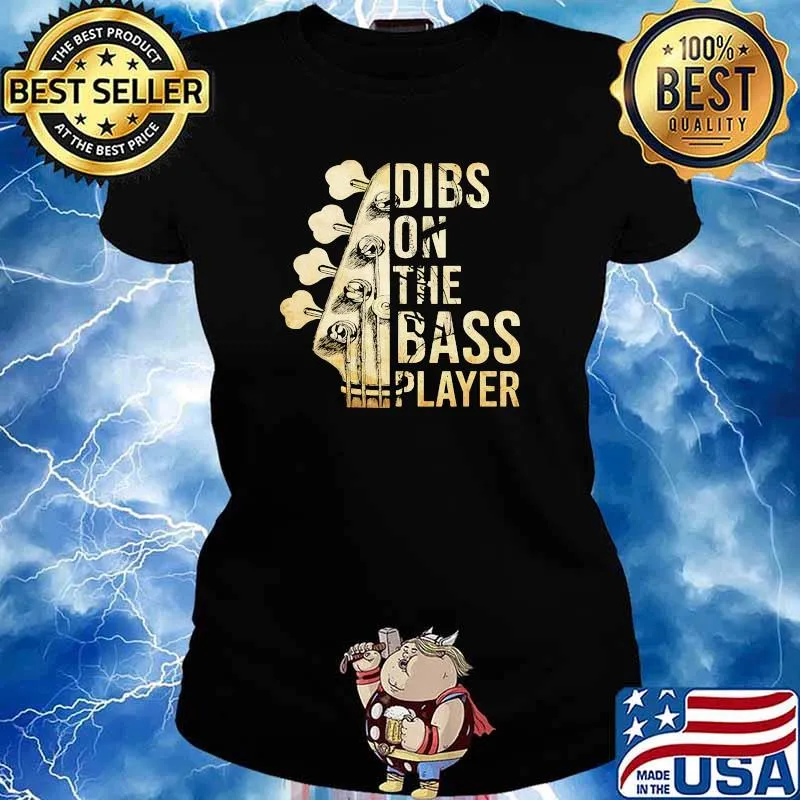 Dibs on the bass player guitar s Ladies tee
