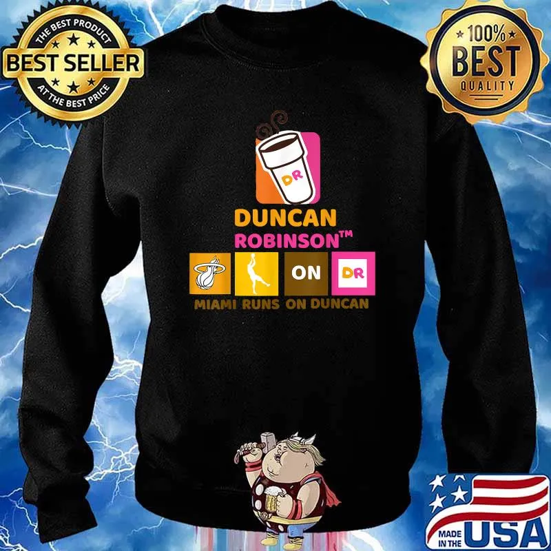 Duncans Robinsons Miami Runs On Coffee T-Shirt Sweater
