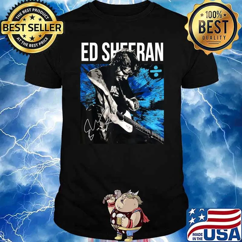 Ed Art Sheerans Limited Signature T-Shirt