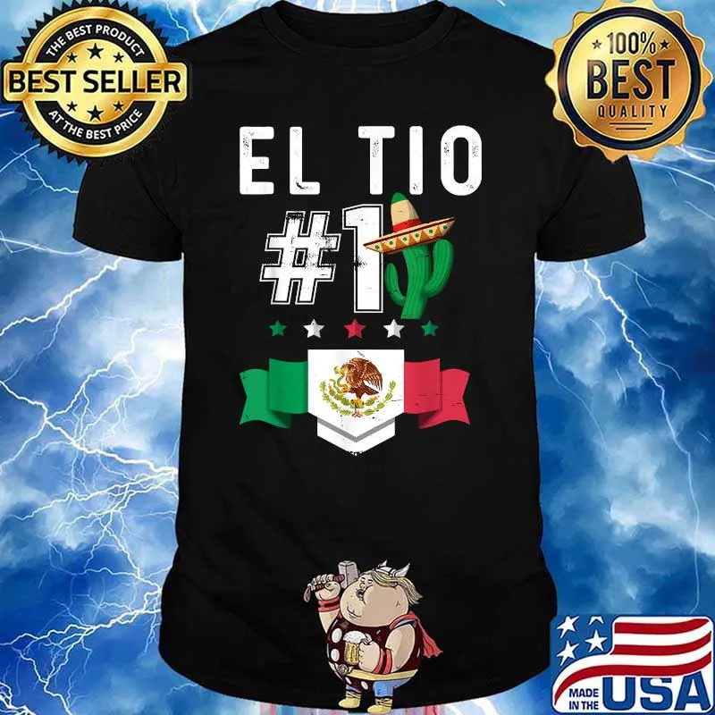 El Tio Numero 1 Camiseta Tio Mexicano Funny Mexican Uncle T-Shirt
