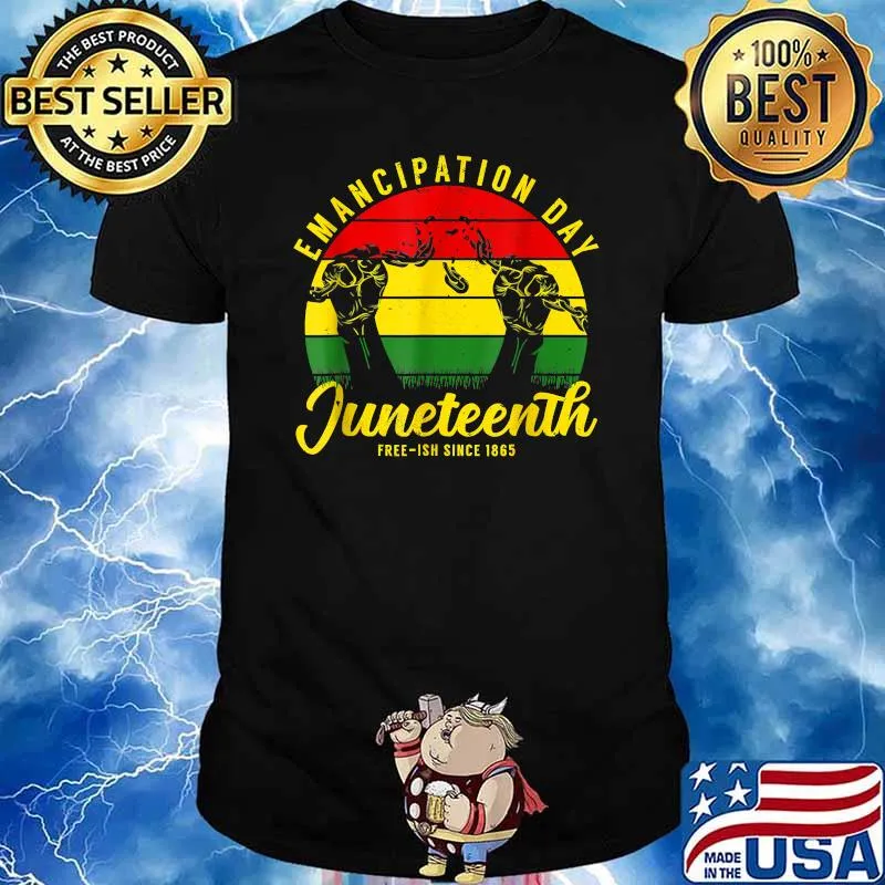Emancipation day Juneteenth Free-ish since 1865 Vintage T-Shirt