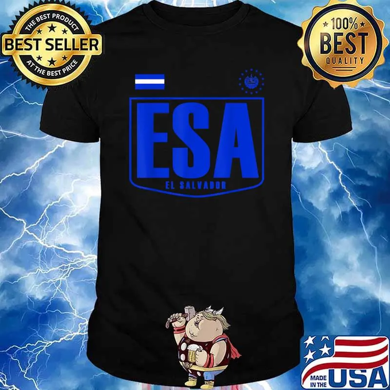 ESA El Salvador La Selecta Cuscatleca Futbol Soccer T-Shirt