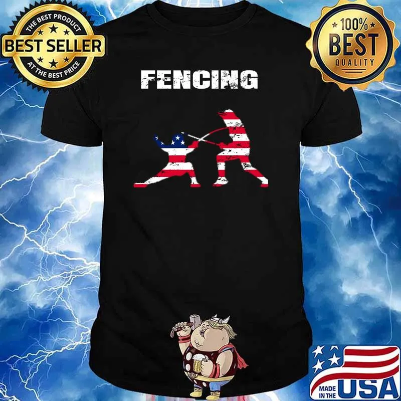 Fencing USA 2021 Flag Tokyo T-Shirt