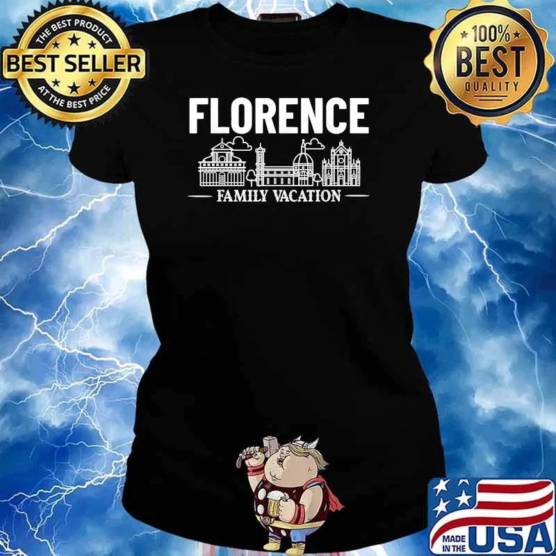 Florence Family Vacation Italy City T-Shirt Ladies tee