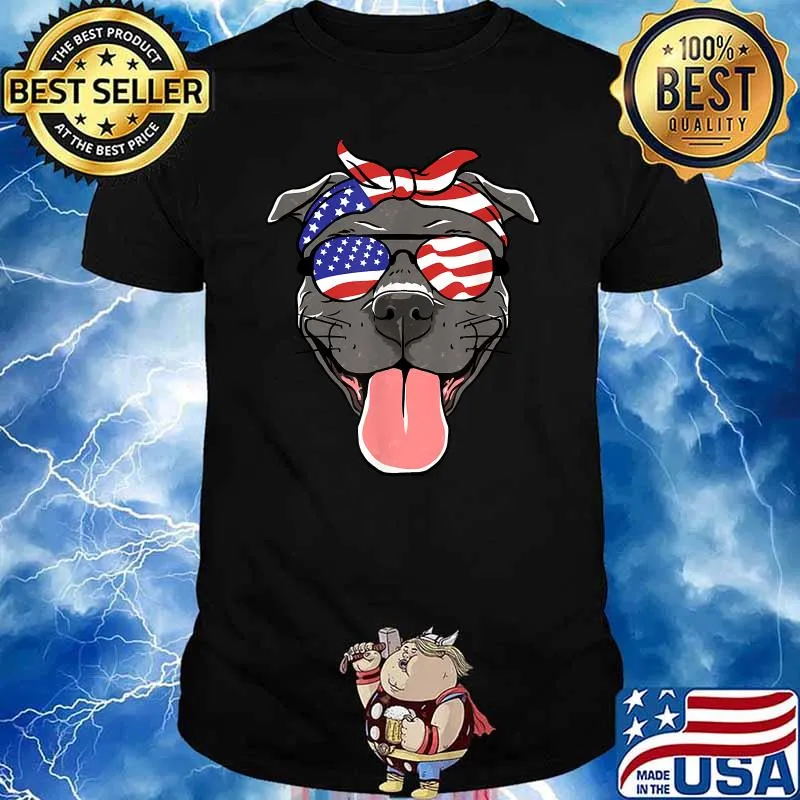 Fourth of July Dog Lovers Patriotic Pup T-Shirt