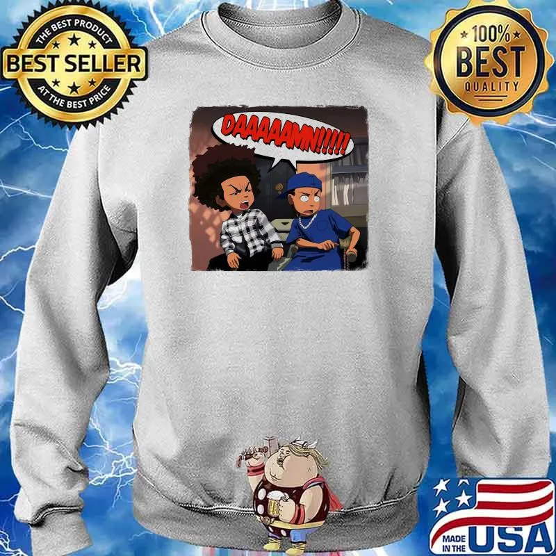 Funny cartoon Boondocks Sweater