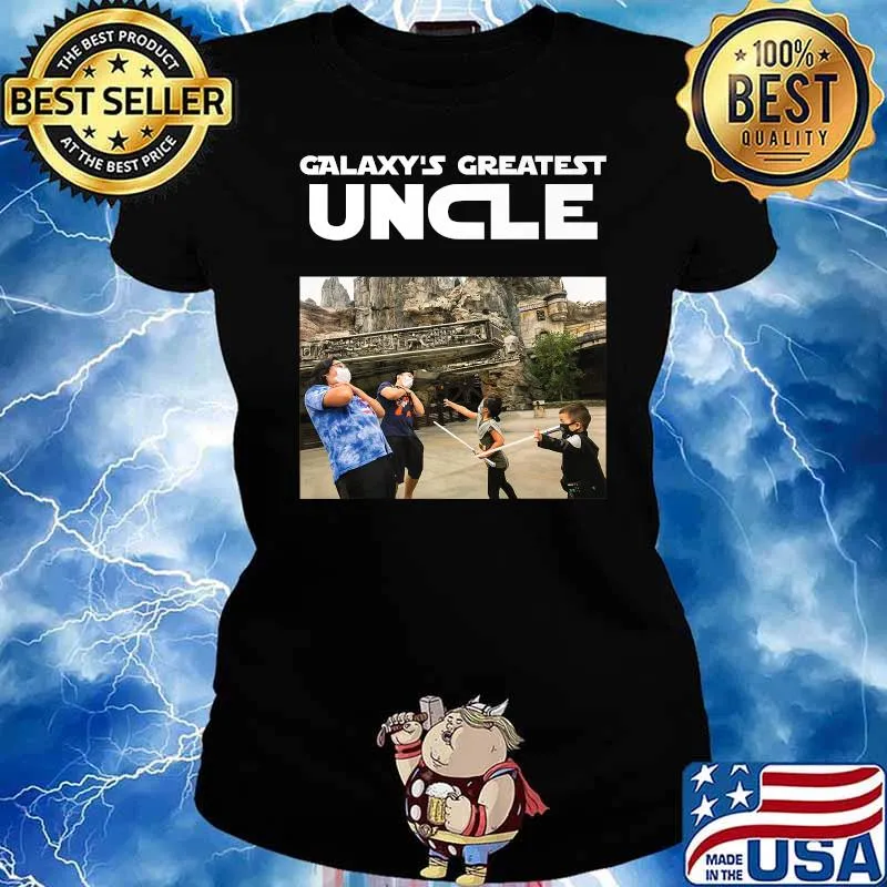 Galaxy's Greatest Uncle T-Shirt Ladies tee