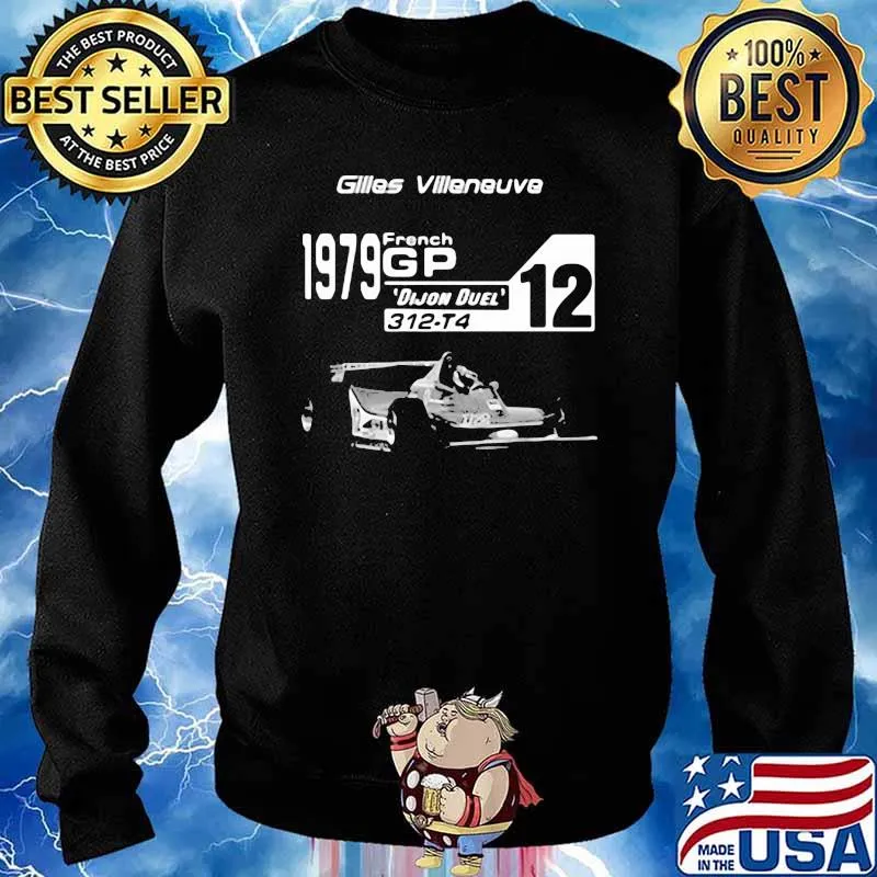 Gilles Villeneuve 1979 French GP Dijon Duel Car Sweater