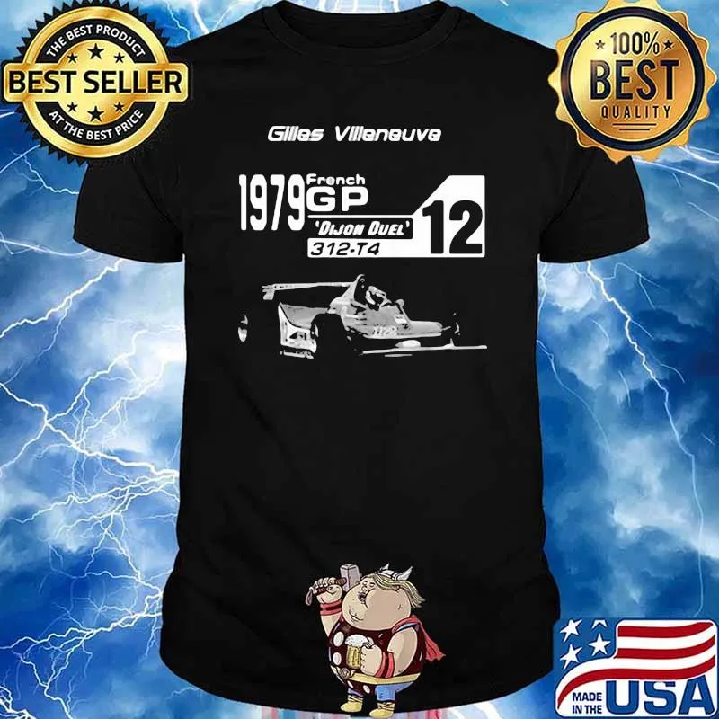 Gilles Villeneuve 1979 French GP Dijon Duel Car shirt