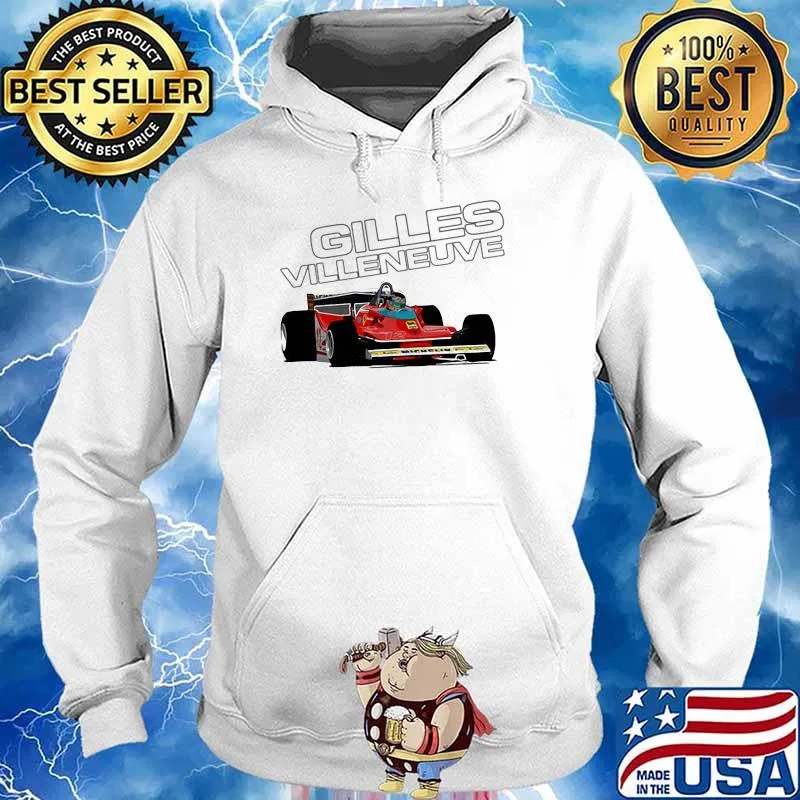 Gilles Villeneuve Car Shirt Hoodie