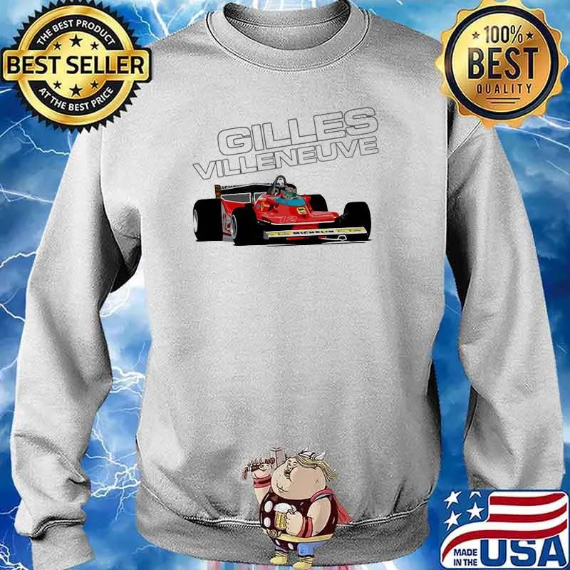 Gilles Villeneuve Car Shirt Sweater