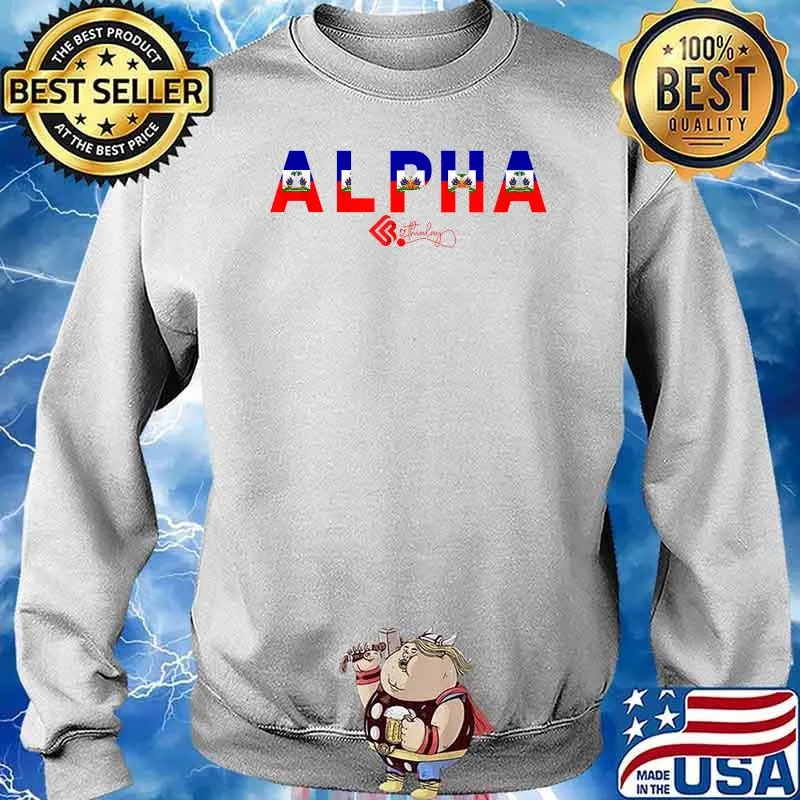 Haitian Alpha Flag T-Shirt Official Sweater